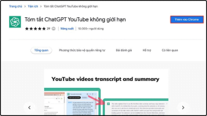 Tóm Tắt Nội Dung Trên Youtube Bằng Chat GPT