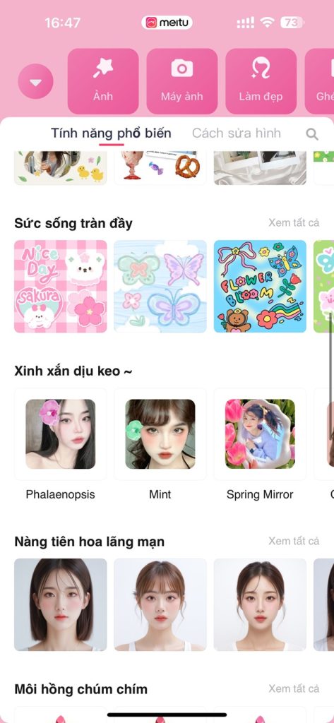 Tài khoản Meitu VIP 5 meitu2