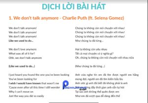 Cách dịch lời bài hát trên Spotify đơn giản chi tiết từ A - Z