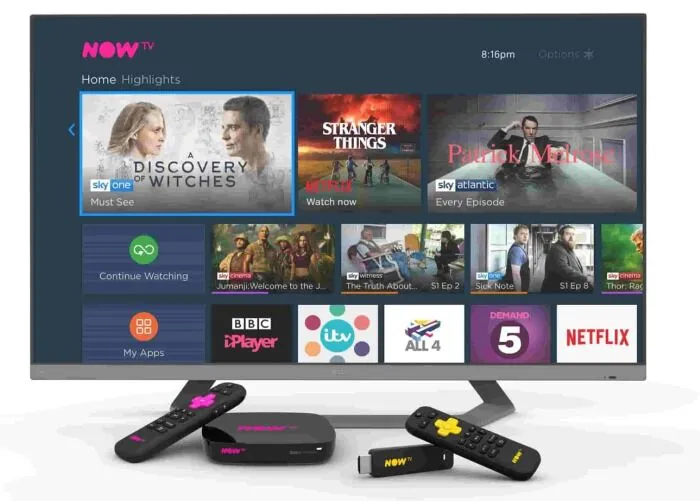 Tài khoản Now TV UK 10 Các chương trình tại Now TV