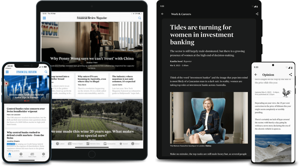 Tài khoản Australian Financial Review Premium (AFR) 6 Tài khoản Australian Financial Review