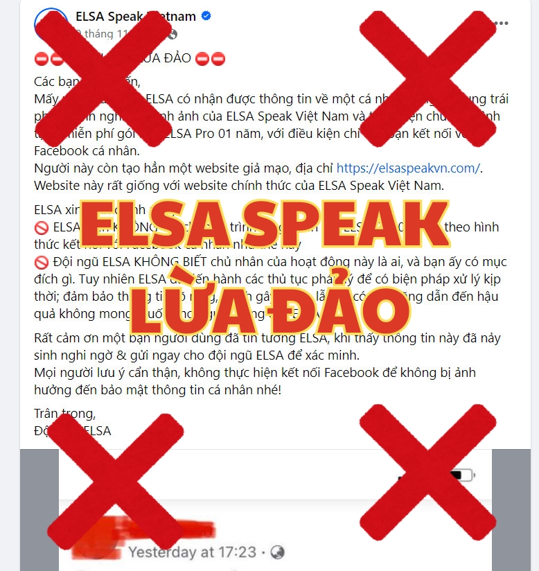 Thực hư Elsa Speak lừa đảo