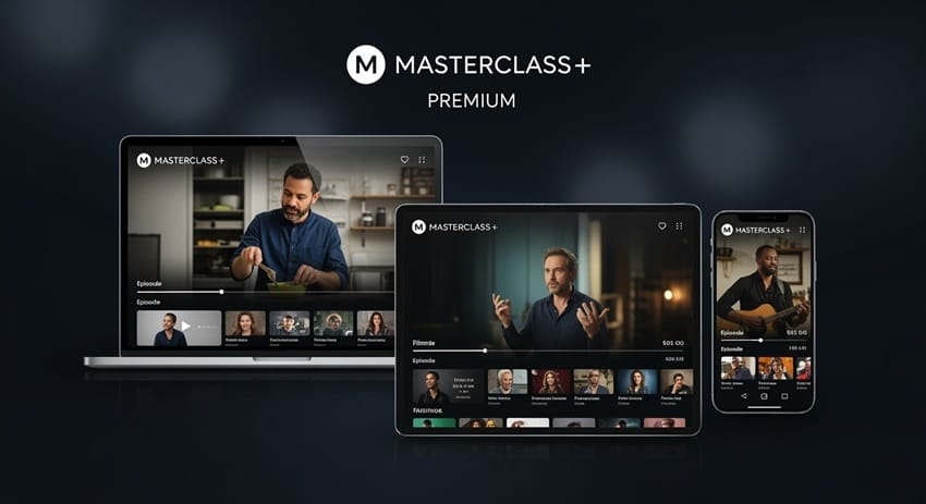 Học Tập Từ Những Ngôi Sao Hàng Đầu Thế Giới với Masterclass Masterclass Plus Premium