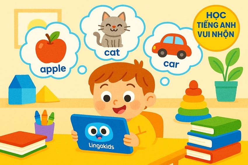 Phương pháp Playlearning™ giúp trẻ học tiếng Anh tự nhiên qua Lingokids Trẻ em học tiếng Anh hiệu quả với tài khoản Lingokids trên máy tính bảng