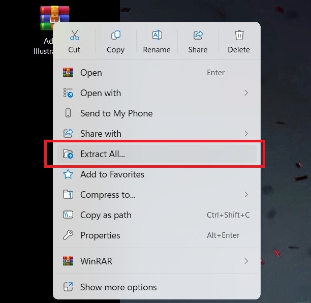 Tải và giải nén Adobe illustrator 2024