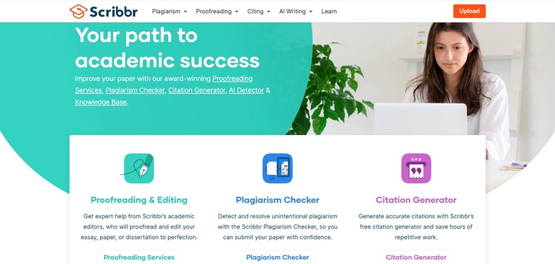 Top 12 công cụ & phần mềm check đạo văn miễn phí online tốt nhất hiện nay 8 Scribbr là một công cụ check đạo văn trực tuyến chuyên dùng cho lĩnh vực giáo dục và học thuật