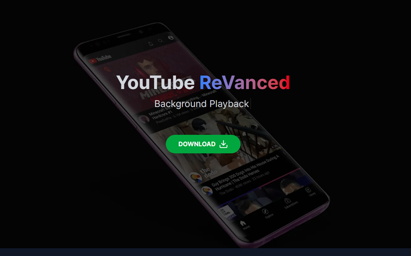 Truy cập và tải YouTube ReVanced