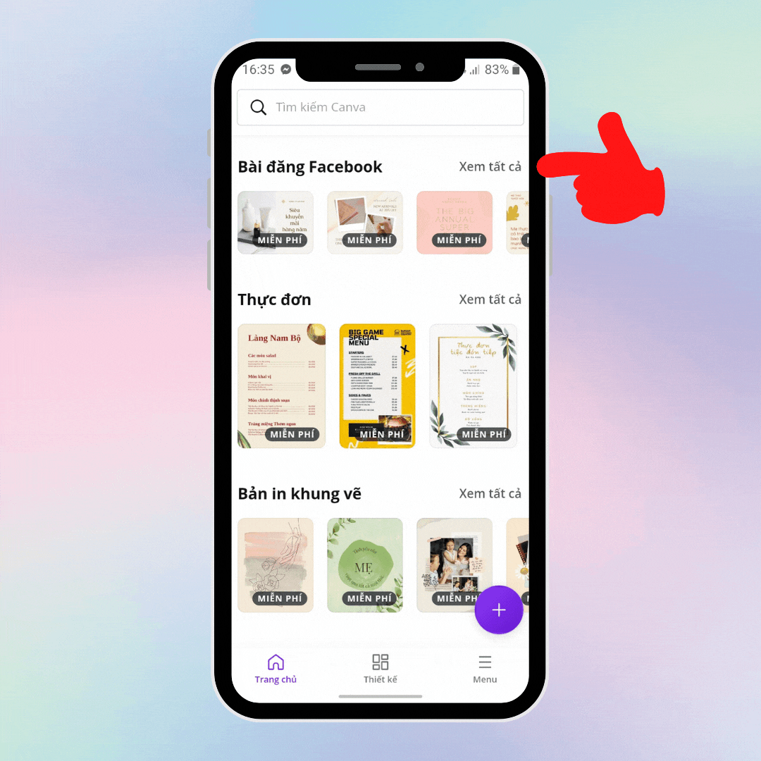 2 Cách dùng Canva cho người mới dùng lần đầu chi tiết A - Z 20 Bước 2: Truy cập công cụ chỉnh sửa