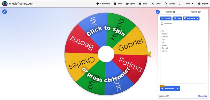 4 Cách làm vòng quay may mắn trên Canva, PowerPoint đơn giản, miễn phí 18 Cách làm vòng quay may mắn online bằng Wheel of Names
