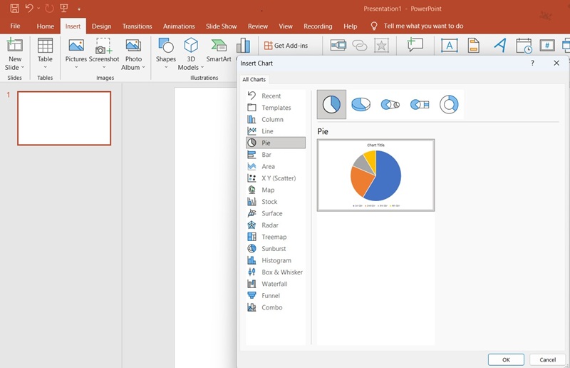 4 Cách làm vòng quay may mắn trên Canva, PowerPoint đơn giản, miễn phí 15 Tạo biểu đồ tròn cho vòng quay may mắn