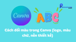 Cách đổi màu trong Canva (logo, màu chữ, nền thiết kế)