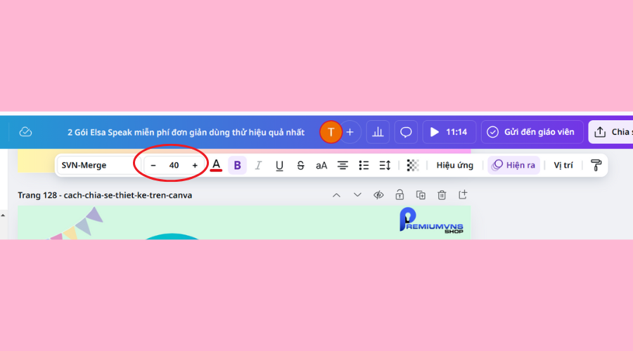 10 Cách định dạng văn bản - cỡ chữ trên Canva chi tiết từ A đến Z 10 Thay đổi phông chữ trên Canva