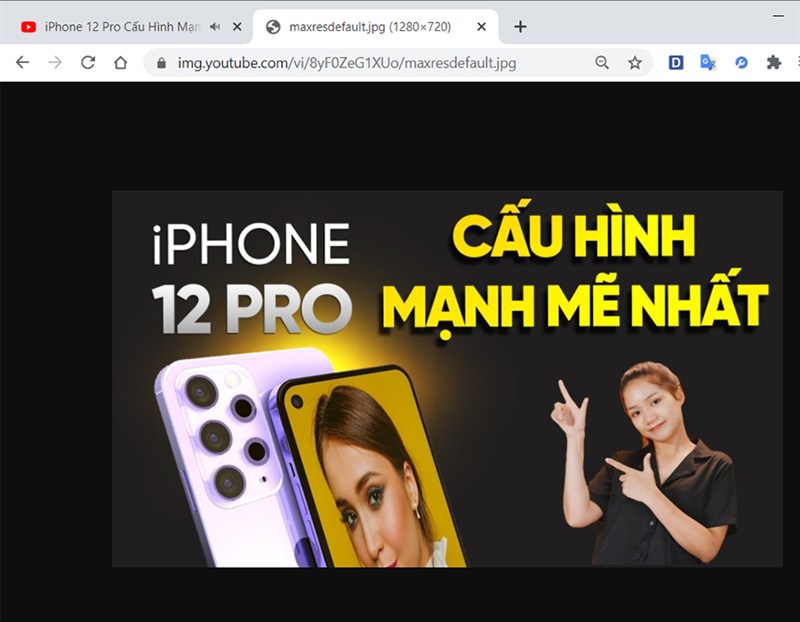 6 Cách lấy ảnh đại diện từ Video YouTube theo kích cỡ ảnh mong muốn đơn giản nhất 12 Bước 2: Sử dụng đường liên kết để lấy ảnh