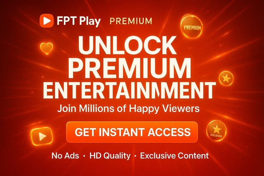 Mua ngay tài khoản giải trí FPT Play vip Mở khóa giải trí premium FPT Play - Tham gia cùng hàng triệu người xem hài lòng ngay hôm nay