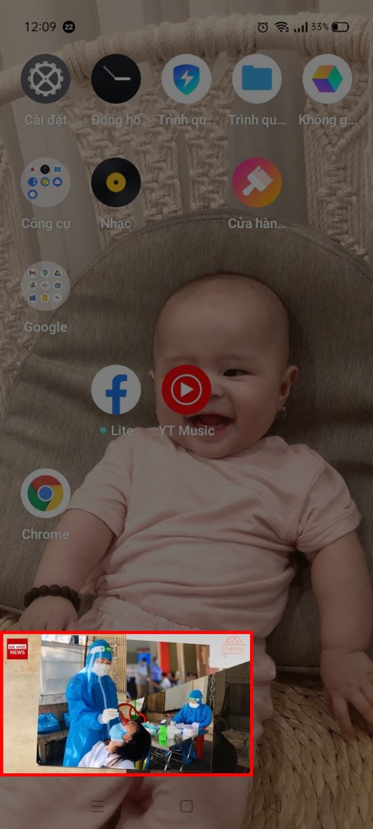 Bước 5: Xem video trong chế độ thu nhỏ Bước 5: Xem video trong chế độ thu nhỏ
