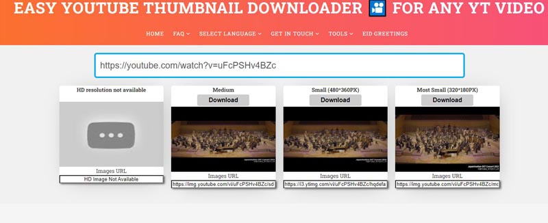 6 Cách lấy ảnh đại diện từ Video YouTube theo kích cỡ ảnh mong muốn đơn giản nhất 18 Dùng trang web tải ảnh thumbnail