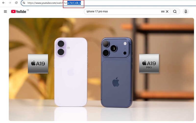 5 Cách tải ảnh thumbnail YouTube miễn phí, sắc nét chỉ trong vài phút 5 Copy ID video của video Youtube cần lấy ảnh thumbnail