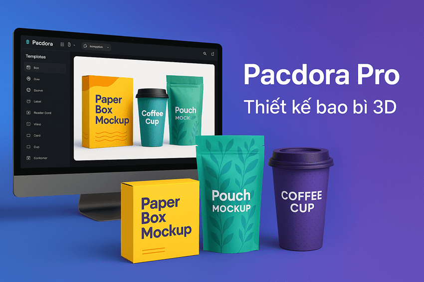 Pacdora Pro - Công cụ thiết kế bao bì 3D hàng đầu thế giới Pacdora Pro - Công cụ thiết kế bao bì 3D hàng đầu thế giới