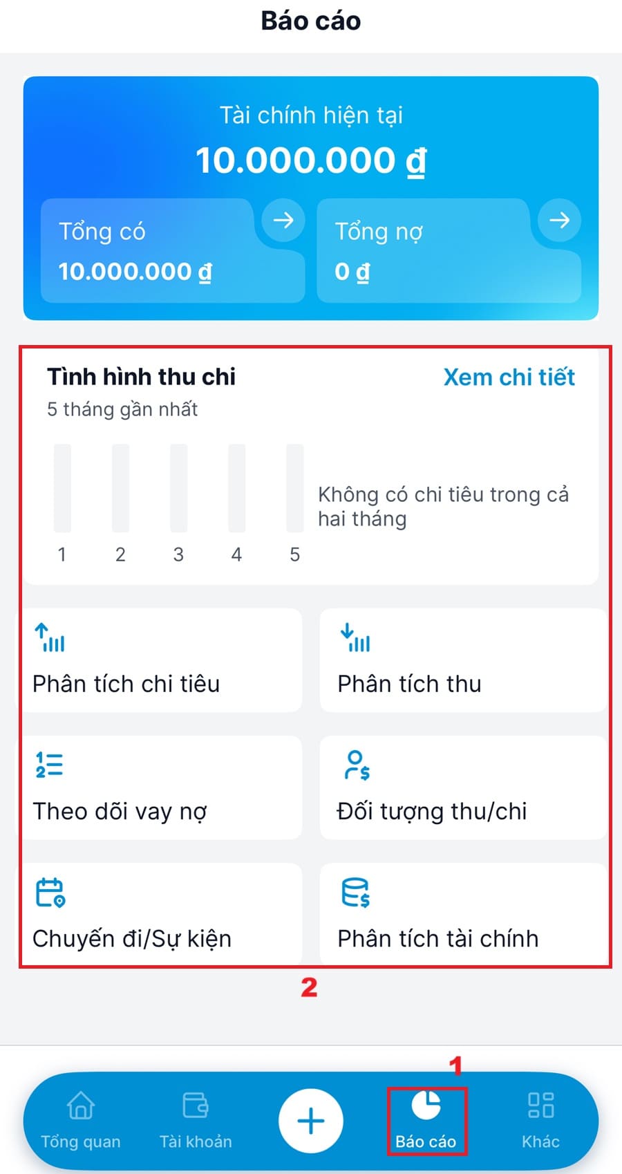 Xem báo cáo thu chi quản lý tài chính hiệu quả, dễ hiểu