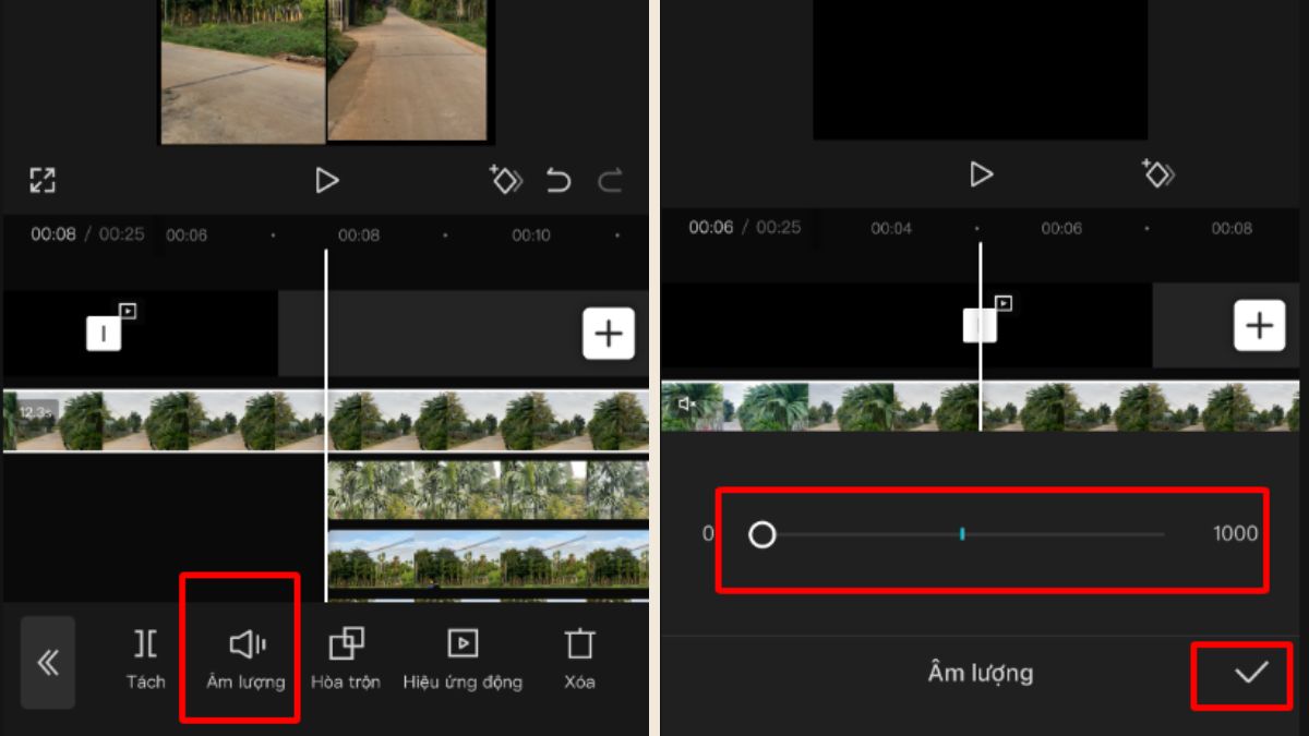 Bước 5: Tắt âm thanh cho từng video Bước 5: Tắt âm thanh cho từng video