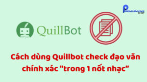 Cách dùng Quillbot check đạo văn chính xác "trong 1 nốt nhạc”