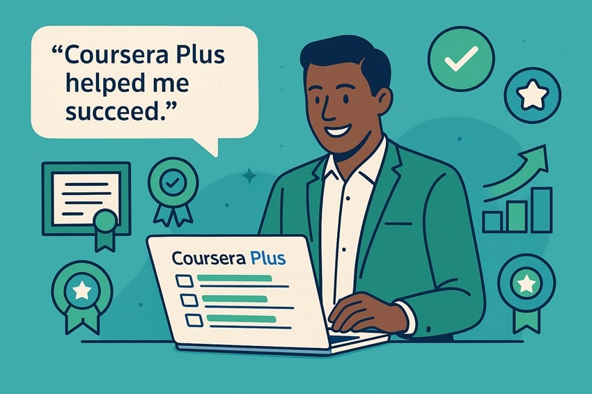 Tài khoản Coursera Plus business 8 Câu chuyện thành công người dùng Coursera Plus