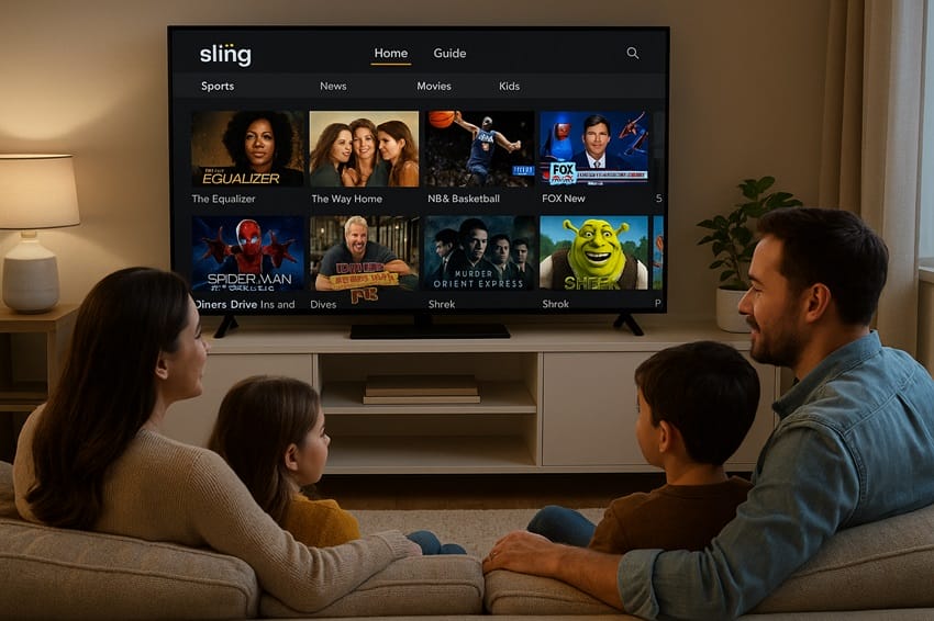 Trải nghiệm xem Sling TV cùng gia đình Gia đình thưởng thức nội dung giải trí chất lượng cao trên Sling TV
