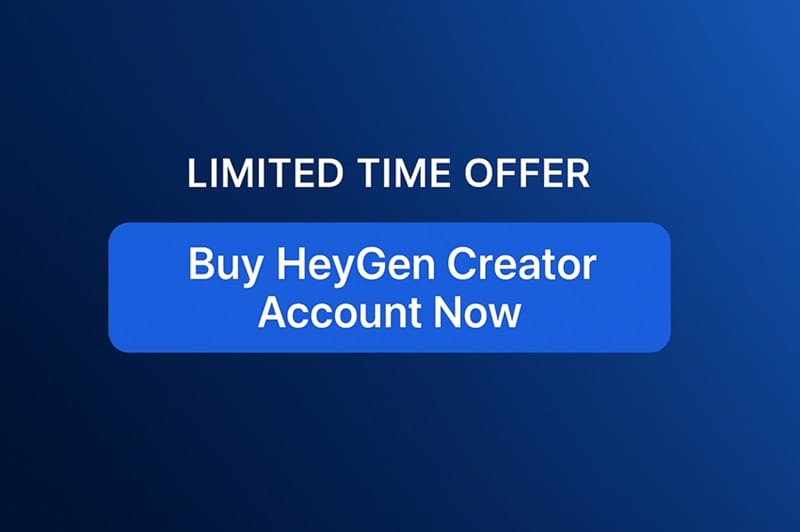 Mua ngay tài khoản HeyGen Creator giá rẻ, ưu đãi có hạn