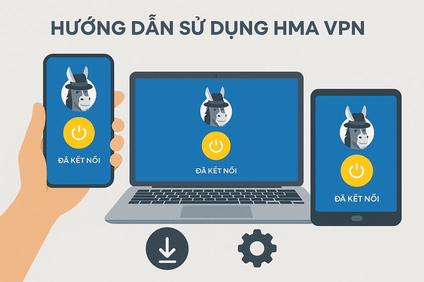 Hướng dẫn cài đặt và sử dụng HMA VPN trên nhiều thiết bị