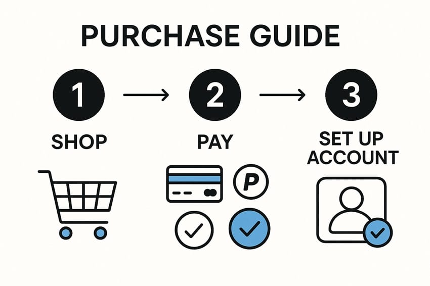 Hướng dẫn mua hàng Hướng dẫn mua tài khoản Pikbest Premium 3 bước