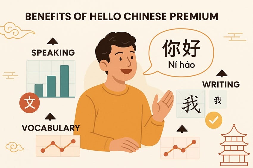 Lợi ích khi sử dụng Hello Chinese Premium cho việc học tiếng Trung hiệu quả