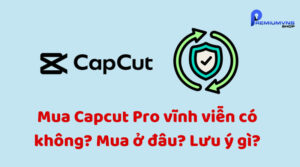 Mua Capcut Pro vĩnh viễn có không? Mua ở đâu?