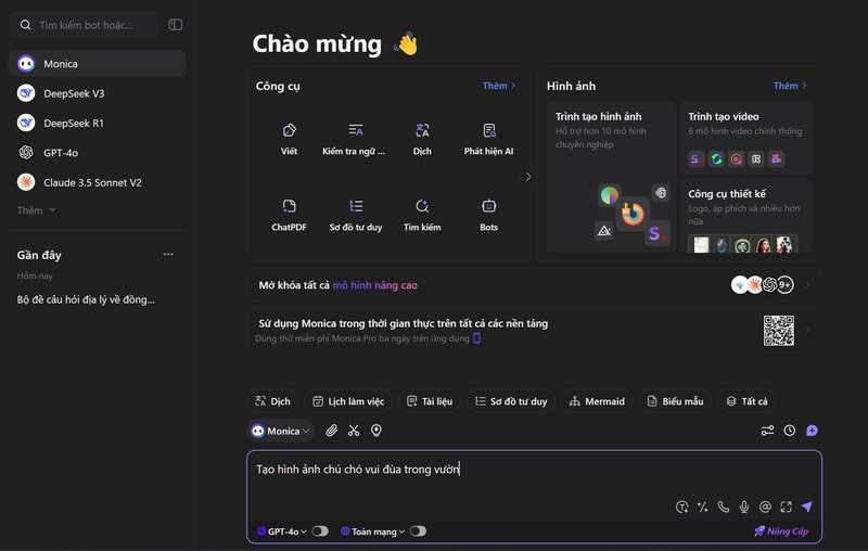 Nhập yêu cầu của bạn vào ô chat hoặc hộp thoại Nhập yêu cầu của bạn vào ô chat hoặc hộp thoại