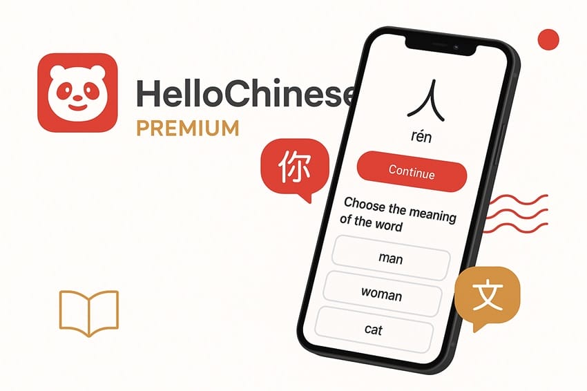 Tài khoản Hello Chinese Premium - Nền tảng học tiếng Trung toàn diện