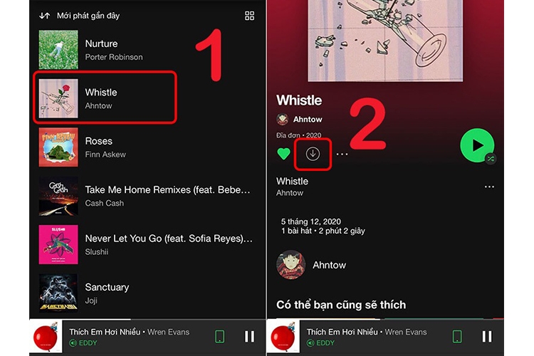 Chọn và tải nhạc Spotify về điện thoại