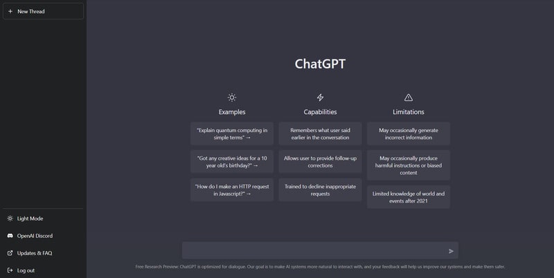 ChatGPT là một mô hình trí tuệ nhân tạo (AI) tiên tiến do OpenAI phát triển ChatGPT là một mô hình trí tuệ nhân tạo (AI) tiên tiến do OpenAI phát triển