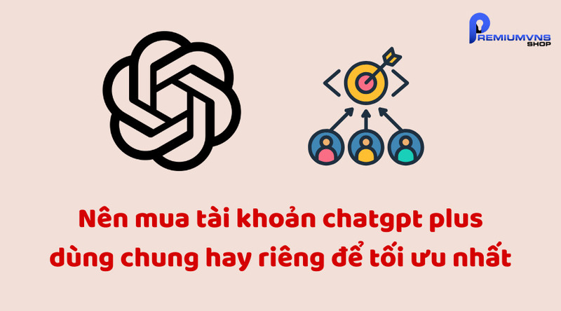 Nên mua tài khoản chatgpt plus dùng chung hay riêng để tối ưu nhất Nên mua tài khoản chatgpt plus dùng chung hay riêng để tối ưu nhất
