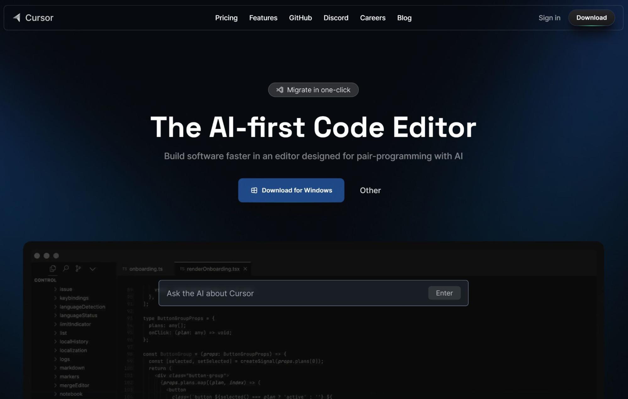 Chọn Cursor AI khi bạn thích trải nghiệm một IDE mới tích hợp AI toàn diện Chọn Cursor AI khi bạn thích trải nghiệm một IDE mới tích hợp AI toàn diện