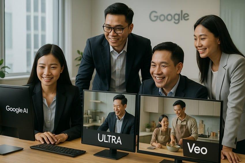 Doanh nghiệp sử dụng Google AI Ultra và Veo 3 để tạo nội dung chuyên nghiệp