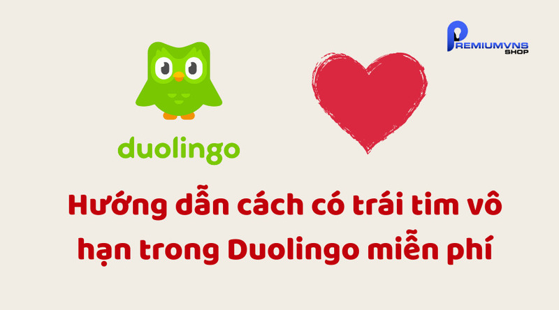 Hướng dẫn cách có trái tim vô hạn trong Duolingo miễn phí Hướng dẫn cách có trái tim vô hạn trong Duolingo miễn phí