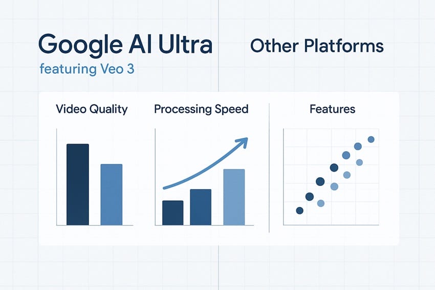 So sánh Google AI Ultra với các nền tảng AI khác trên thị trường