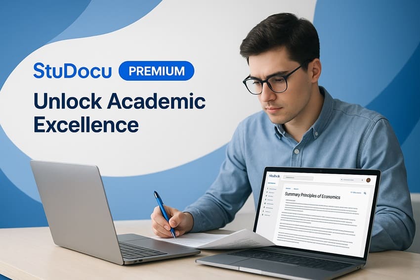 Tài khoản StuDocu Premium 5 Tài khoản StudoCu Premium giá rẻ với giao diện học tập chuyên nghiệp