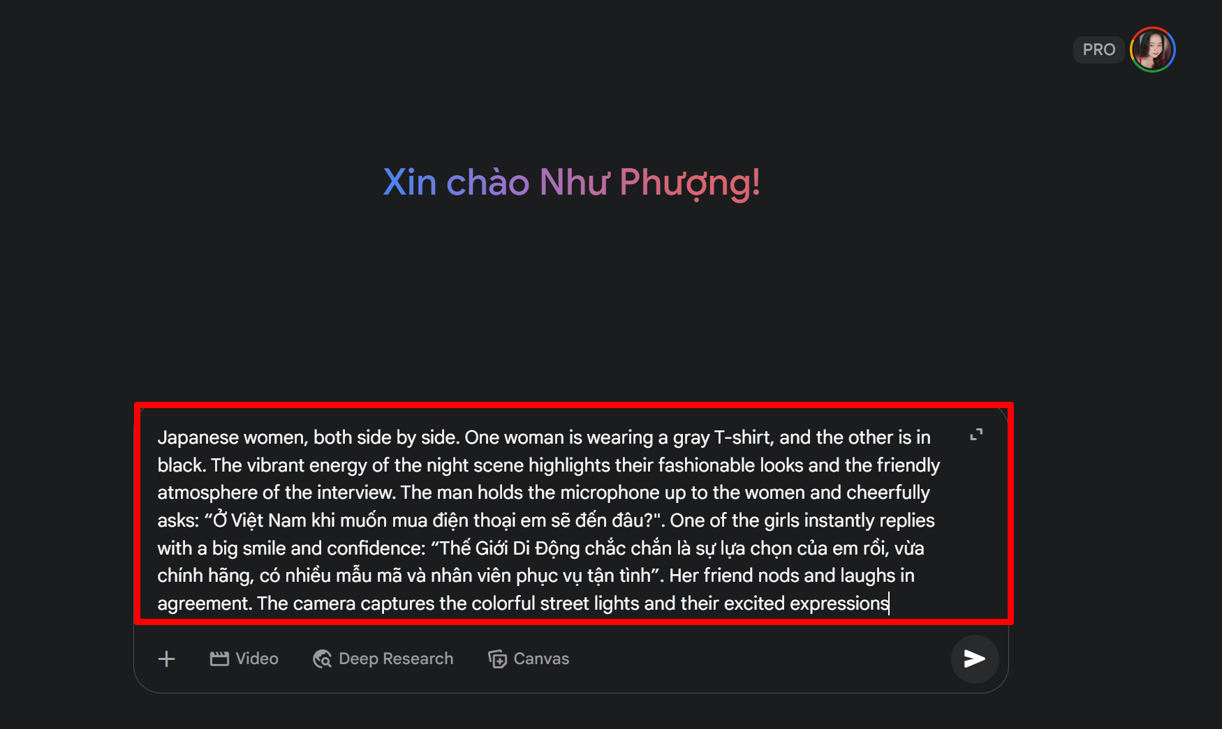 Nhấn “Tạo đoạn chat mới” (New chat) Nhấn “Tạo đoạn chat mới” (New chat)