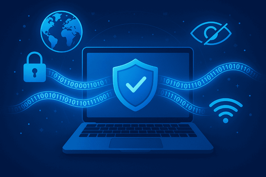 Tài khoản NordVPN với thiết kế bảo mật danh tính