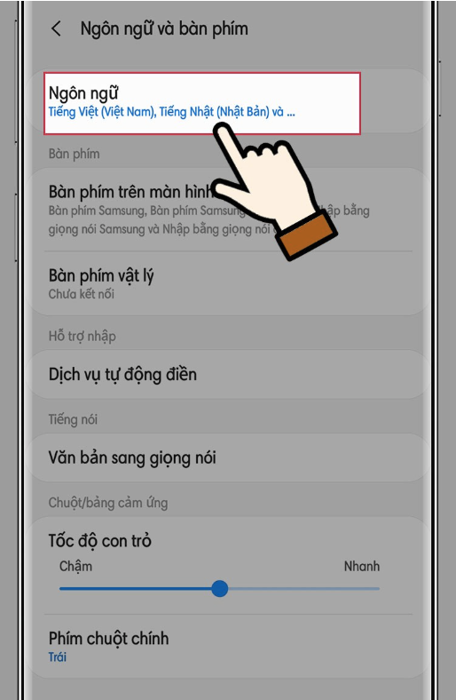 Bạn chọn tiếp Ngôn ngữ (Language) Bạn chọn tiếp Ngôn ngữ (Language)