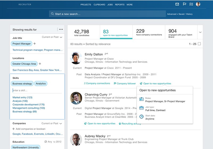 Bạn có thể sử dụng tài khoản LinkedIn Recruiter (Lite hoặc Corporate) Bạn có thể sử dụng tài khoản LinkedIn Recruiter (Lite hoặc Corporate)