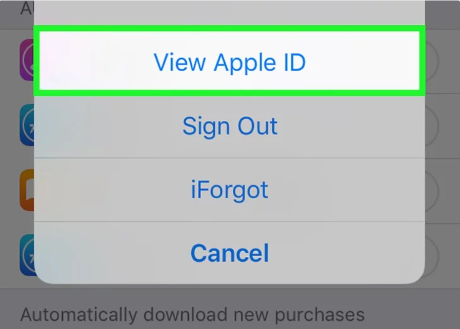 Bạn nhấn vào phần hiển thị Apple ID của bạn Bạn nhấn vào phần hiển thị Apple ID của bạn