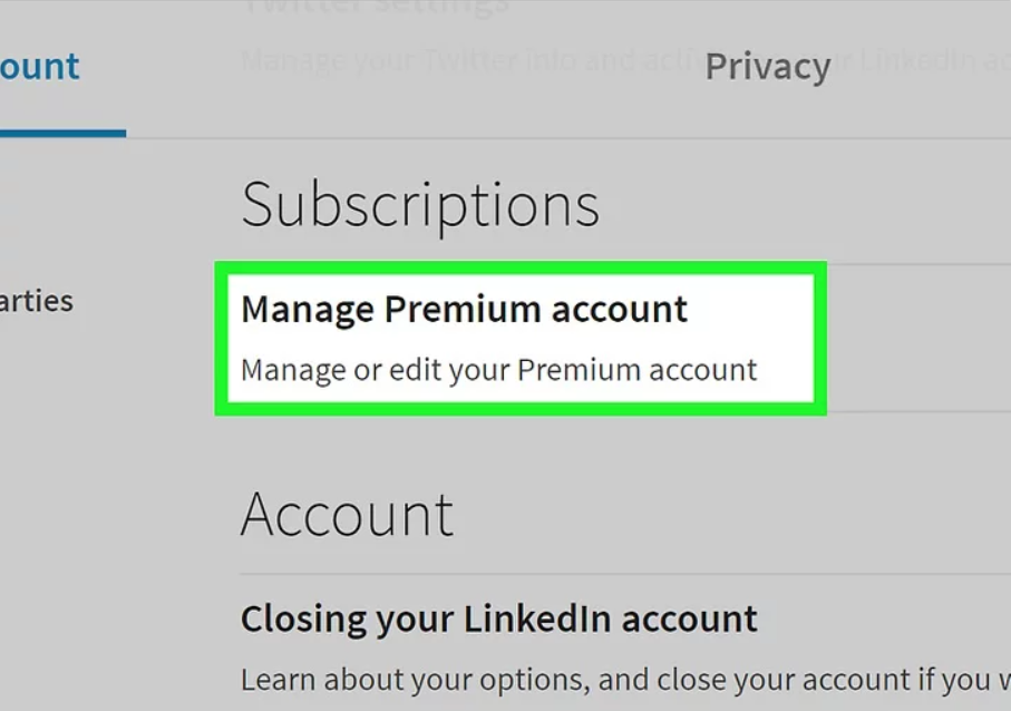 Bạn tiếp tục chọn Subscriptions (Đăng ký) Bạn tiếp tục chọn Subscriptions (Đăng ký)