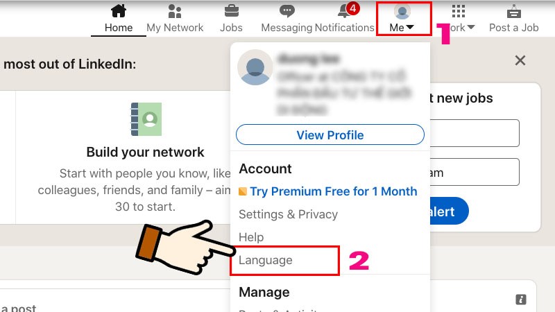 Bạn truy cập trang web linkedin.com Bạn truy cập trang web linkedin.com