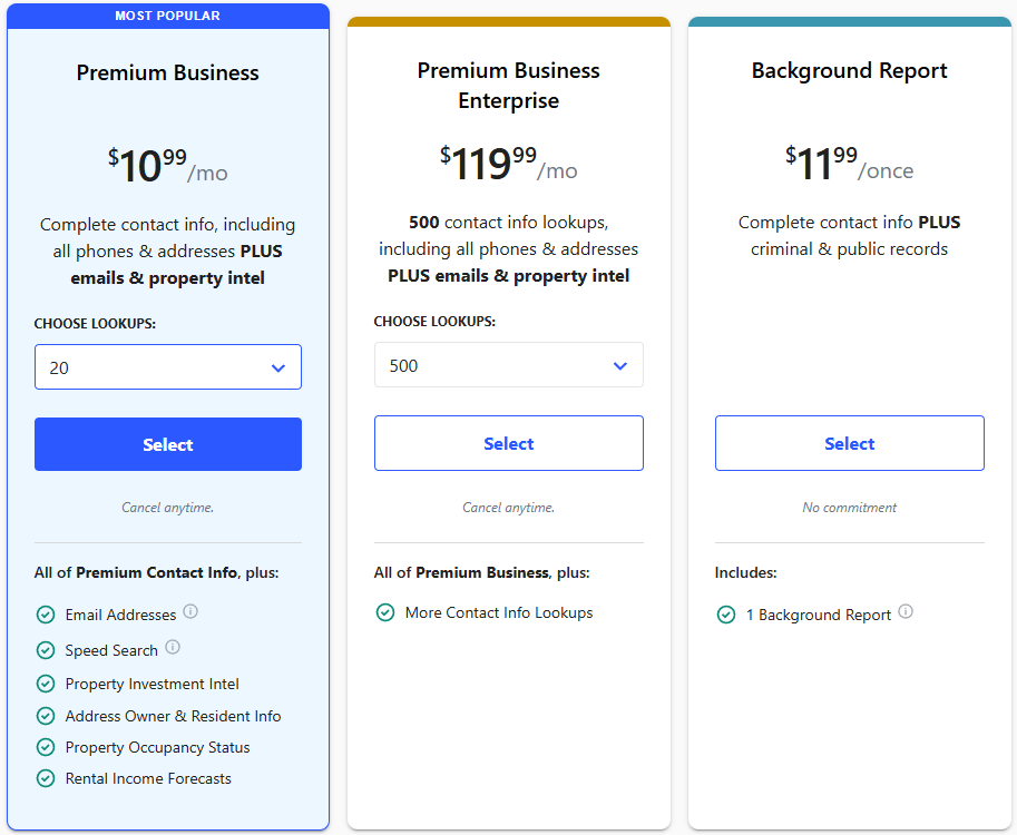 Tài khoản Whitepages Premium 6 Bảng Giá Tài Khoản Whitepages Premium Chính Thức
